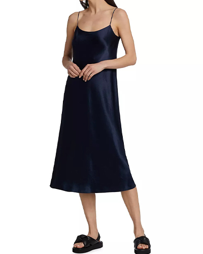 1. Vince Satin Slip Dress
