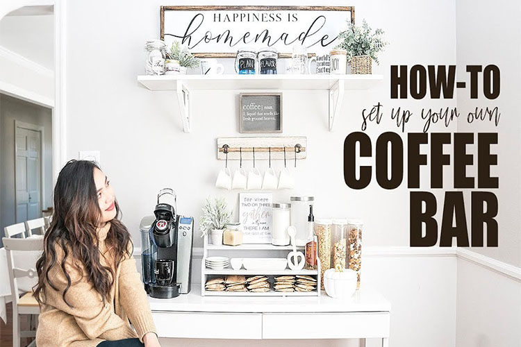How to set you your very own coffee station at home.