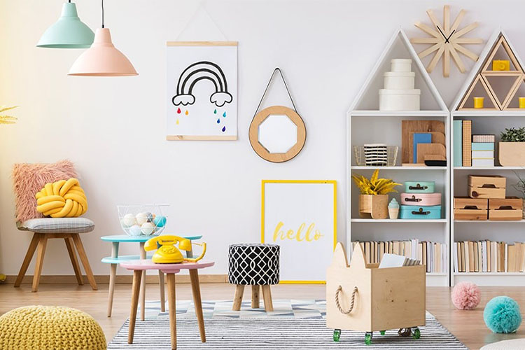 Ideas for interior design projects with your kids.