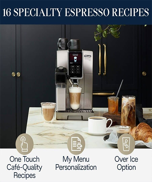 1. Delonghi Dinamica Plus Fully Automatic Coffee Machine