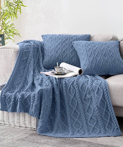 3. Throws and Decorative Pillows